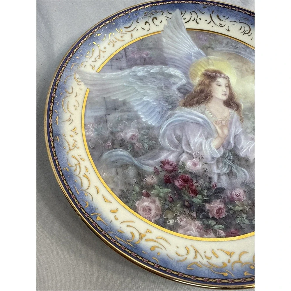 Lenox Lena Liu On Loving Wings Collector Plate 1998 Angelic Visions 2584A 8
